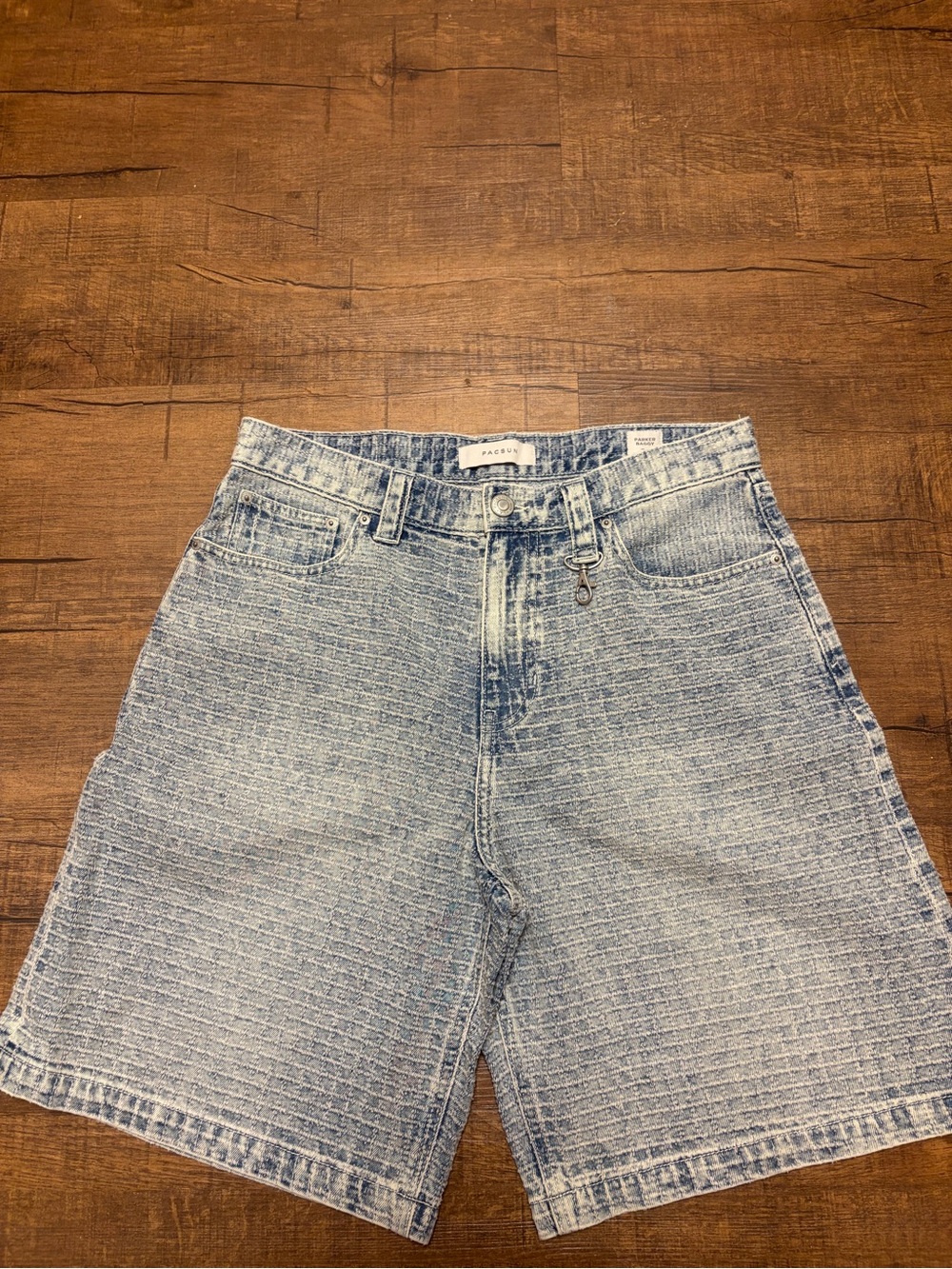 Pacsun Light Wash Blue Denim Shorts